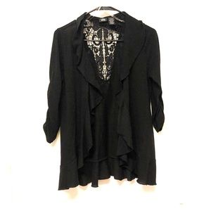 Black cardigan